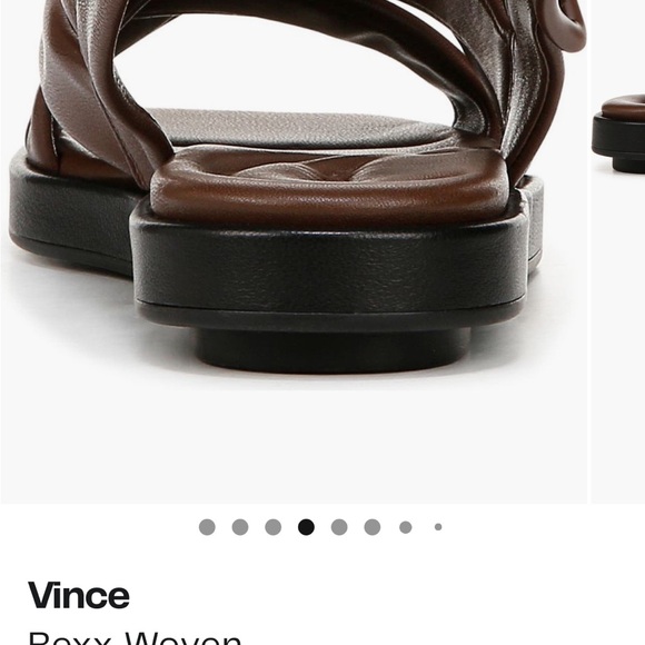 Vince Rexx sandals all leather size 9 new olive - Picture 11 of 14